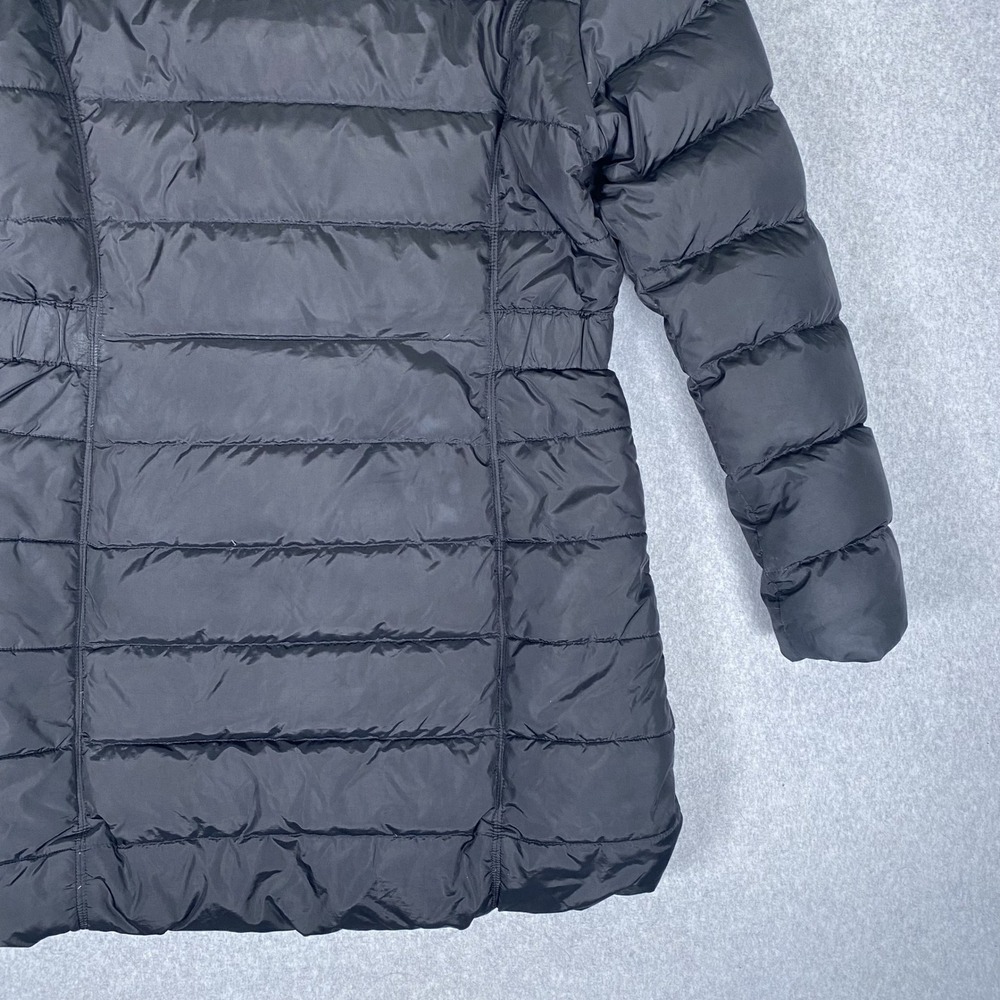 The North Face Metropolis Parka Women Large Black Pink Down Puffer Hooded Jacket - Picture 10 of 16